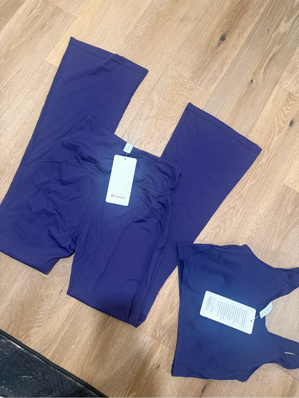 lululemon athletica Deep Purple Wide-Leg Jumpsuit / Pants Set